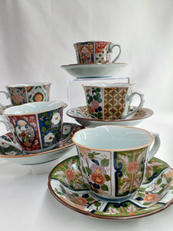 清秀作 カップ&ソーサー5客セット|有田焼