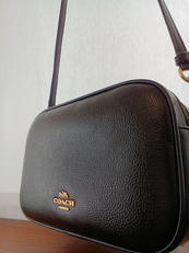 COACH　ブラック　ショルダーバッグ　レザー|COACH