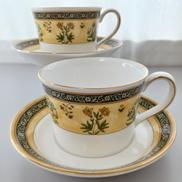 【2客セット】インディア　ペアティーカップ&ソーサー|WEDGWOOD