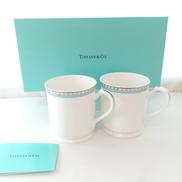 未使用　ティファニー　ペア　マグカップ　２客セット|TIFFANY&CO.