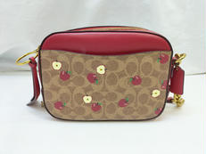 ウィズスキャッタード PVC×レザー クロスボディ　ショルダ|COACH