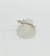 K18ダイヤリング|K18リング 16号