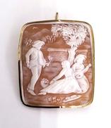 K18カメオブローチ ペンダントトップ|K18カメオブローチ　ペンダントトップ