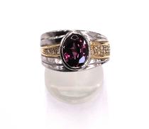 PT900K18ロードライトガーネットリング|PT900K18ロードライトガーネットリング