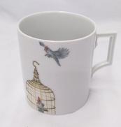 「鳥カゴ」マグカップ|MEISSEN