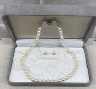 パールネックレス&ピアス|-