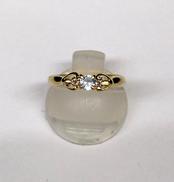 リング|ブルー石付き