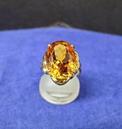 石付きリング|-