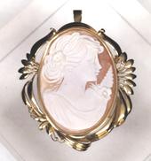 ブローチ兼ペンダントトップ|-