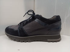 カーフ×スエードスニーカー|SANTONI