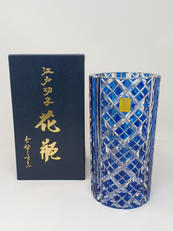 花瓶 高さ17CM|カガミクリスタル