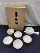 グリーン金蘭 茶器揃|香蘭社