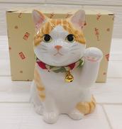うちの招き猫(とら)|薬師窯