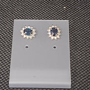 石付きピアス|K14WG