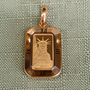 K24インゴットペンダント|K24 K18コンビ