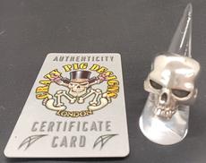 EVIL SKULL RING　シルバーリング|CRAZY PIG DESIGNS
