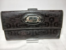 ホースビット柄 Wホック長財布|GUCCI