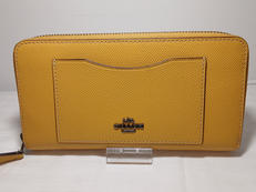 ラウンドファスナー ジップウォレット|COACH