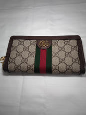 GGスプリーム ラウンドファスナーシップウォレット|GUCCI