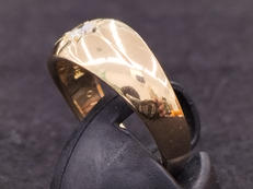 リング13号0.18CT|K18