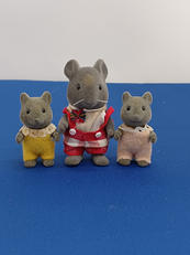 ネズミの家族 3体セット|エポック社