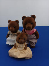 ブラウンくま 3体セット|エポック社