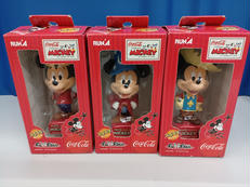 75周年 ミッキー 首振り人形 3体|RUNA