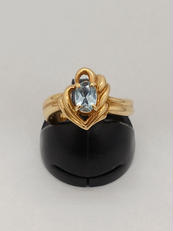 K18石付きリング|ー