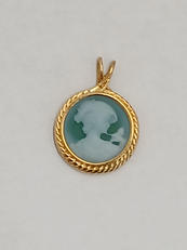 K18カメオトップ|_