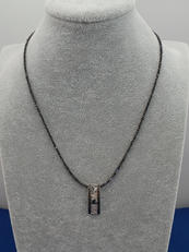 K18WGトップ付きネックレス|ｰ