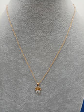 K18トップ付きネックレス|_