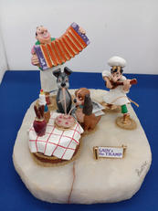 わんわん物語オブジェ|RON LEE'S WOLRD OF CLOWNS.INC,