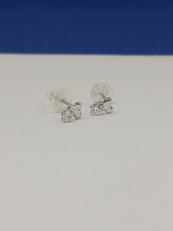 K18WGピアス|_
