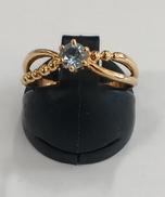 K18石付きリング|_