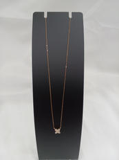 花柄ダイヤネックレス|K18