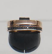 ブラックダイヤモンドリング|K18PG