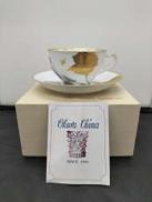 金蝕バラカップ＆ソーサー 蜂ワンポイント|大倉陶園