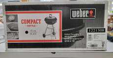 屋外専用チャコールグリル　コンパクト　ケトル　47ｃｍ　BK|WEBER