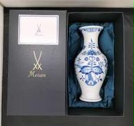 ブルーオニオンフラワーベース|Meissen