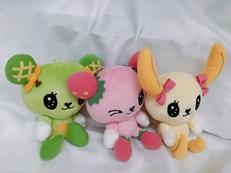ポップンベリー ぬいぐるみ(中 )　3体セット|-