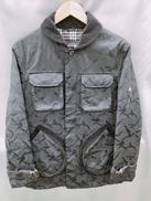 裏地チェック　カモ柄　中綿ジャケット|BURBERRY BLACK LABEL