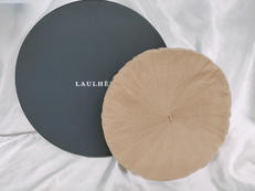 ベレー帽　ベージュ　ツバなし|LAULHERE