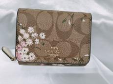 シグネチャーミニ財布 花柄|COACH