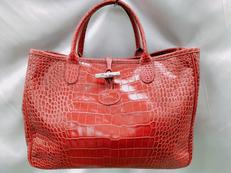 トートバッグ　赤|LONGCHAMP