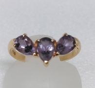 K18 紫石付リング|20251116