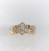 K18 PT900石付リング|20260313