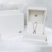 シルバーネックレス(トップ一部K10)|4℃
