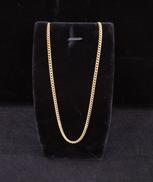 K18/2面喜平ネックレス|-