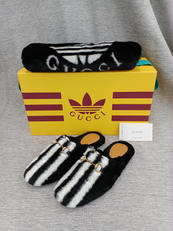 ホースビット ファー スリッパ|GUCCI X ADIDAS