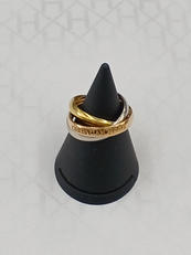 K18/PT900　3連リング|CHRISTIAN MODE